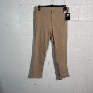 Galaxy by Harvic  Men's Chino Khaki Slim pants tan/beige 34x30